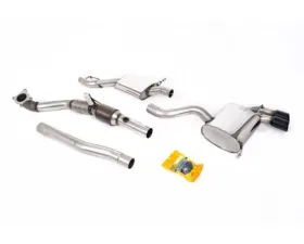 Milltek Turbo-back w/Hi-Flow Sports Cat Audi S3 2.0 T Quattro 3-Door 8P 2006-2012