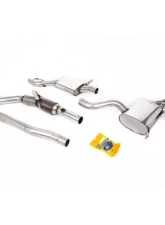 Milltek Turbo-back w/Hi-Flow Sports Cat Audi S3 2.0 T Quattro 3-Door 8P 2006-2012                                     - SSXAU353 - Image 2