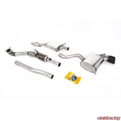 Milltek Turbo-back w/Hi-Flow Sports Cat Audi S3 2.0 T Quattro 3-Door 8P 2006-2012 - SSXAU353