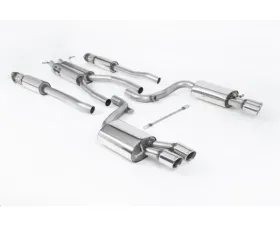 Milltek Resonated Catback Exhaust System Audi S6 5.2 V10 C6 FSI Quattro 2006-2012