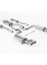 Milltek Resonated Catback Exhaust System Audi S6 5.2 V10 C6 FSI Quattro 2006-2012                                     - SSXAU621 - Image 2