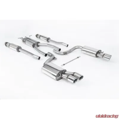 Milltek Resonated Catback Exhaust System Audi S6 5.2 V10 C6 FSI Quattro 2006-2012 - SSXAU621
