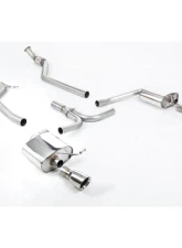 Milltek Non-Resonated Catback Exhaust System Audi A4 2.0 TFSI S line B8 (2WD and Quattro manual-only) Saloon & Avant 2008-2011                                     - SSXAU626 - Image 2