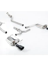 Milltek Non-Resonated Catback Exhaust System Audi A4 2.0 TFSI S line B8 (2WD and Quattro manual-only) Saloon & Avant 2008-2011                                     - SSXAU628 - Image 2