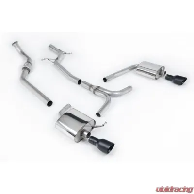 Milltek Non-Resonated Catback Exhaust System Audi A4 2.0 TFSI S line B8 (2WD and Quattro Tiptronic-only) Saloon & Avant 2008-2011 - SSXAU633