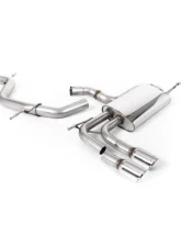 Milltek Non-Resonated Catback Exhaust System Audi A3 2.0T FSi 2WD (5 door Sportback) 2003-2012                                     - SSXAU638 - Image 2