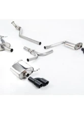 Milltek Catback Exhaust System Audi A4 2.0 TFSI S line B8 (2WD and Quattro manual-only) Saloon & Avant 2008-2011                                     - SSXAU661 - Image 2