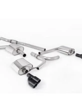 Milltek Catback Audi A4 2.0 TFSI S-Line B8 (2WD and quattro Tiptronic-only) Saloon & Avant 2008-2021                                     - SSXAU665 - Image 2