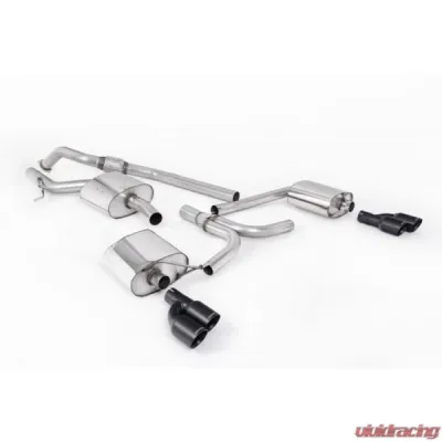 Milltek Catback Audi A4 2.0 TFSI S-Line B8 (2WD and quattro Tiptronic-only) Saloon & Avant 2008-2021 - SSXAU665