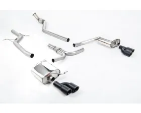 Milltek Non-Resonated Catback Exhaust System Audi A4 2.0 TFSI S line B8 (2WD and Quattro manual-only) Saloon & Avant 2008-2011