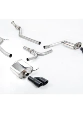 Milltek Non-Resonated Catback Exhaust System Audi A4 2.0 TFSI S line B8 (2WD and Quattro manual-only) Saloon & Avant 2008-2011                                     - SSXAU666 - Image 2