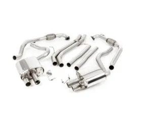Milltek Non-Resonated Catback Exhaust System Audi S5 3.0 V6 Turbo Coupe | Cabrio B9 (Non Sport Diff Models Only) 2017-2020