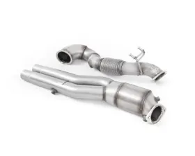 Milltek Large Bore Downpipe w/ Hi-Flow Sports Catalyst Audi RS3 Saloon / Sedan 400PS (8V MQB) - OPF/GPF Models 2019-2021