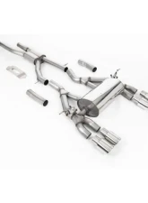 Milltek PArcticulate Filter-Back Exhaust System BMW 3 Series F80 M3 & M3 Competition Saloon (OPF/GPF Models Only) 2019-2021                                     - SSXBM1126 - Image 2
