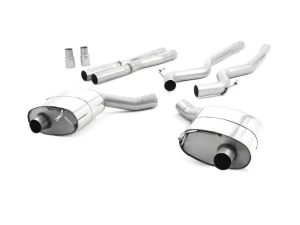 Milltek Non-Resonated Catback Exhaust System w/ Titanium GT-100 Tips Ford Mustang 5.0L V8 GT Fastback 2015-2022 - SSXFD218 - Image 3