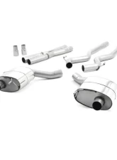 Milltek Non-Resonated Catback Exhaust System w/ Burnt Titanium GT-100 Tips Ford Mustang 5.0L V8 GT Fastback 2015-2022                                     - SSXFD219 - Image 2