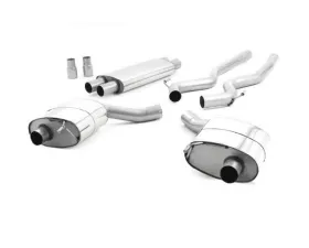 Milltek Dual Outlet Resonated Catback Exhaust w/ Titanium GT-100 Tips Ford Mustang 5.0L V8 GT Fastback 2015-2022