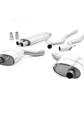 Milltek Dual Outlet Resonated Catback Exhaust w/ Titanium GT-100 Tips Ford Mustang 5.0L V8 GT Fastback 2015-2022                                     - SSXFD220 - Image 2