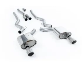 Milltek Non-Resonated Catback Exhaust System Ford Mustang 2.3 EcoBoost Fastback 2015-2022
