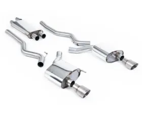 Milltek Resonated Catback Exhaust System Ford Mustang 2.3 EcoBoost Fastback 2015-2022