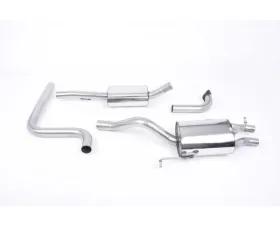 Milltek Catback Ford Fiesta Mk7/Mk7.5 1.0T EcoBoost (100/125/140PS) 2013-2019