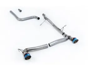 Milltek Particulate Filter-back GPF/OPF Non-Resonated Burnt/Blue Titanium GT-100 Trims Ford Fiesta 2019-2023