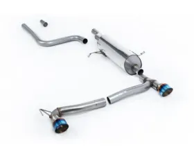 Milltek Particulate Filter-back GPF/OPF Resonated Burnt/Blue Titanium GT-100 Trims Ford Fiesta 2019-2023