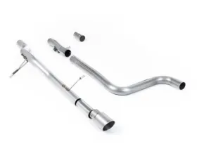 Milltek Particulate Filter-back GPF/OPF Non-Resonated Brushed Titanium GT-90 Trim Ford Fiesta 2020-2023