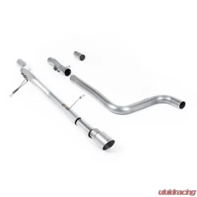 Milltek Particulate Filter-back GPF/OPF Non-Resonated Brushed Titanium GT-90 Trim Ford Fiesta 2020-2023 - SSXFD393
