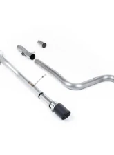 Milltek Particulate Filter-back GPF/OPF Non-Resonated Carbon JET-90 Trim Ford Fiesta 2020-2023                                     - SSXFD395 - Image 2