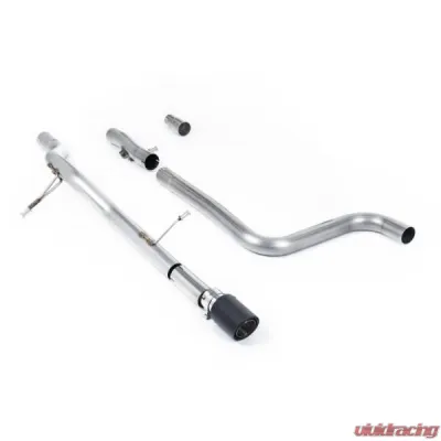 Milltek Particulate Filter-back GPF/OPF Non-Resonated Carbon JET-90 Trim Ford Fiesta 2020-2023 - SSXFD395