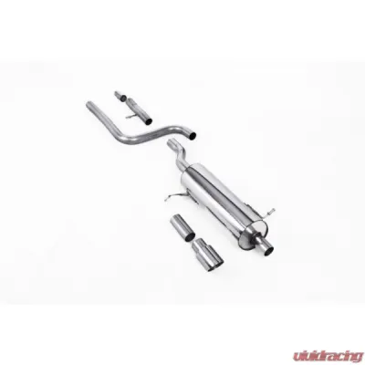 Milltek Particulate Filter-back GPF/OPF Resonated Polished GT-90 Trim Ford Fiesta 2020-2023 - SSXFD397