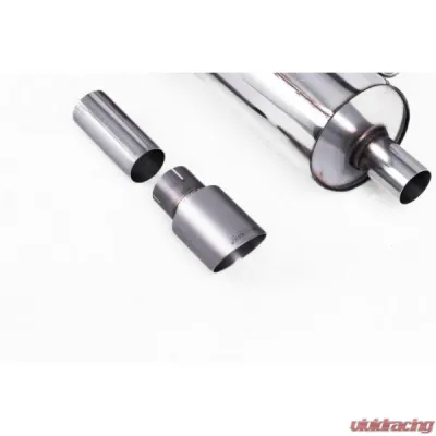 Milltek Particulate Filter-back GPF/OPF Resonated Brushed Titanium GT-90 Trim Ford Fiesta 2020-2023 - SSXFD399