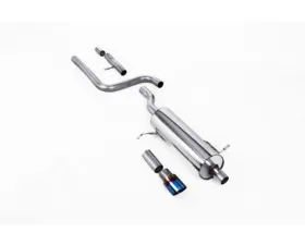 Milltek Particulate Filter-back GPF/OPF Resonated Burnt/Blue Titanium GT-90 Trim Ford Fiesta 2020-2023