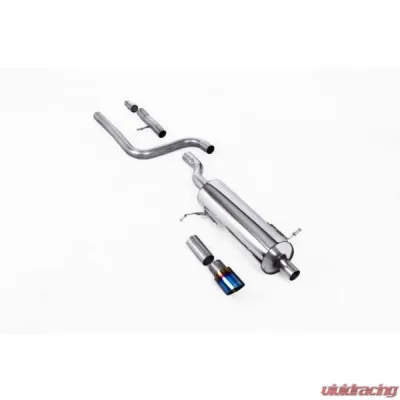 Milltek Particulate Filter-back GPF/OPF Resonated Burnt/Blue Titanium GT-90 Trim Ford Fiesta 2020-2023 - SSXFD400