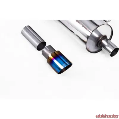 Milltek Particulate Filter-back GPF/OPF Resonated Burnt/Blue Titanium GT-90 Trim Ford Fiesta 2020-2023 - SSXFD400