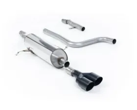 Milltek Particulate Filter-back GPF/OPF Resonated ST Style with Twin GT-90 Polished Trims Ford Fiesta 2020-2023