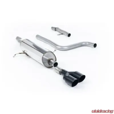 Milltek Particulate Filter-back GPF/OPF Resonated ST Style with Twin GT-90 Polished Trims Ford Fiesta 2020-2023 - SSXFD403