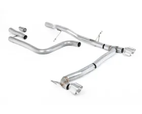 Milltek Particulate Filter-back GPF/OPF Non-Resonated Polished GT-100 Trims Ford Fiesta 2020-2023