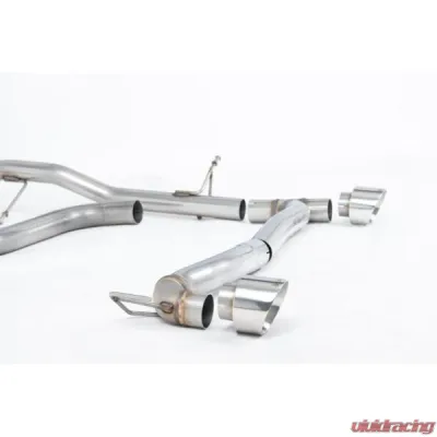 Milltek Particulate Filter-back GPF/OPF Non-Resonated Polished GT-100 Trims Ford Fiesta 2020-2023 - SSXFD405