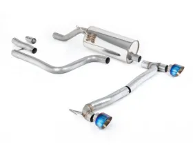 Milltek Particulate Filter-back GPF/OPF Resonated Burnt/Blue Titanium GT-100 Trims Ford Fiesta 2020-2023