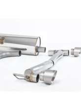 Milltek Particulate Filter-back GPF/OPF Resonated Brushed Titanium GT-100 Trims Ford Fiesta 2020-2023                                     - SSXFD410 - Image 2