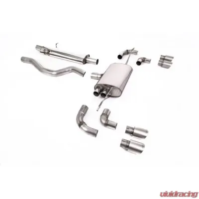 Milltek Cat-Back OPF/GPF GT-90 Titanium Trims Land Rover Defender 110 3.0 2020-2023 - SSXLR102