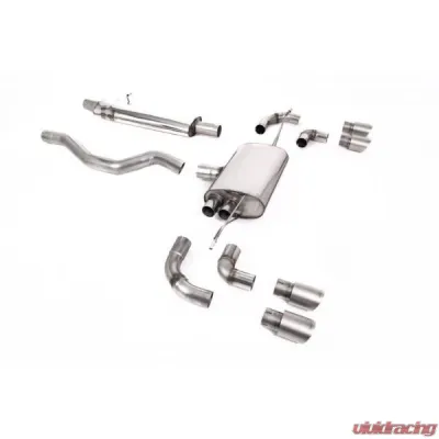 Milltek Cat-Back OPF/GPF GT-90 Titanium Trims Land Rover Defender 110 2.0 2020-2023 - SSXLR132