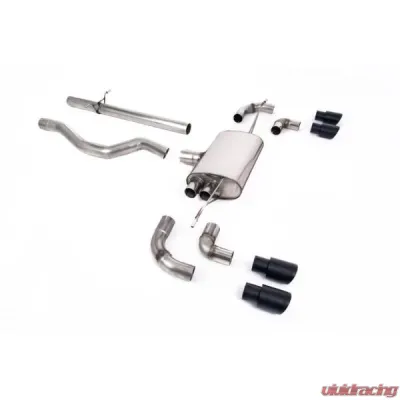 Milltek Cat-Back OPF/GPF Non-Resonated GT-90 Black Trims Land Rover Defender 110 2.0 I4 2020-2023 - SSXLR136