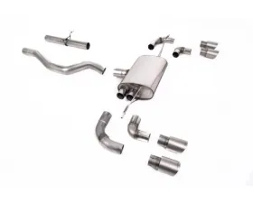 Milltek Cat-Back OPF/GPF Non-Resonated GT-90 Titanium Trims Land Rover Defender 90 2.0 I4 2020-2023