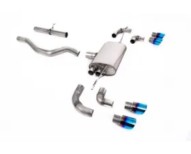 Milltek Cat-Back OPF/GPF Non-Resonated GT-90 Burnt Titanium Trims Land Rover Defender 90 2.0 I4 2020-2023
