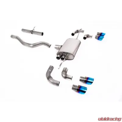 Milltek Cat-Back OPF/GPF Non-Resonated GT-90 Burnt Titanium Trims Land Rover Defender 90 2.0 I4 2020-2023 - SSXLR148