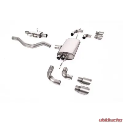 Milltek Cat-Back OPF/GPF GT-90 Titanium Trims Land Rover Defender 90 3.0 I6 2020-2023 - SSXLR152