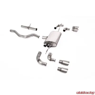 Milltek Cat-Back OPF/GPF Non-Resonated GT-90 Titanium Trims Land Rover Defender 90 3.0 I6 2020-2023 - SSXLR157